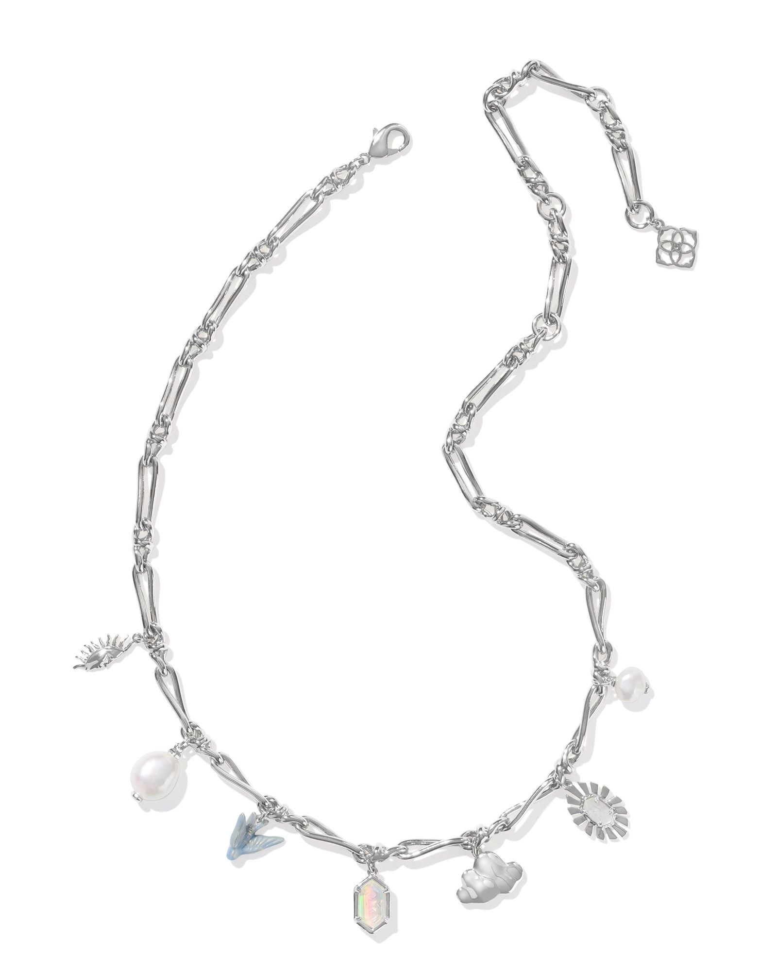 Melody Silver Charm Necklace