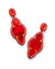 Abbie Red Illusion Enamel Earrings