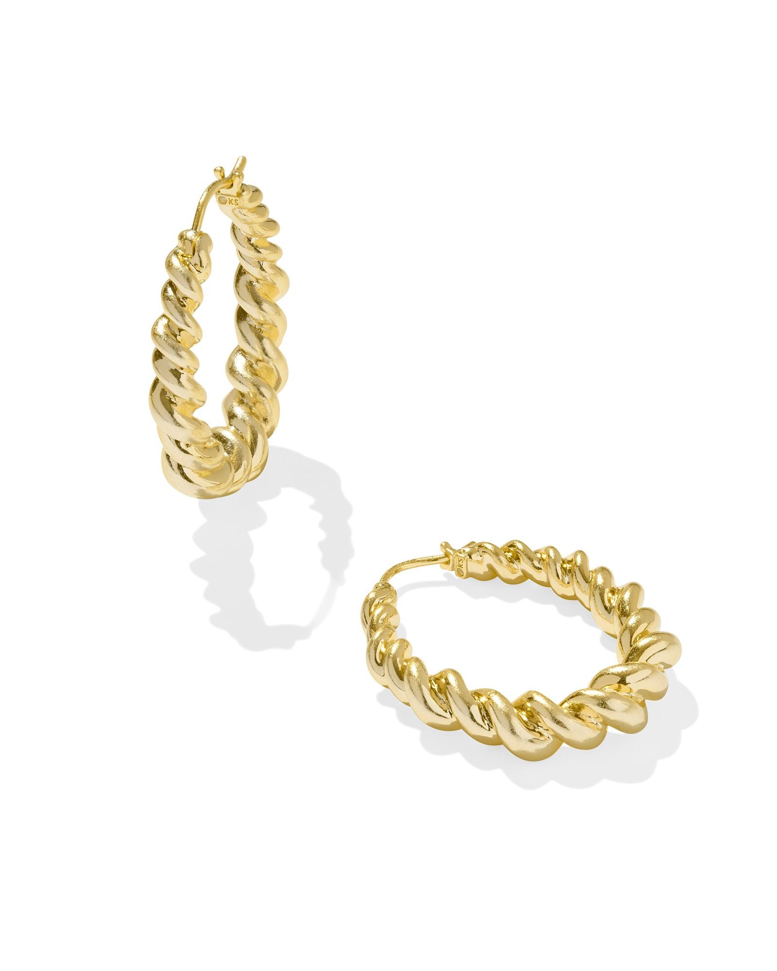 Haisley Gold Hoop Earrings