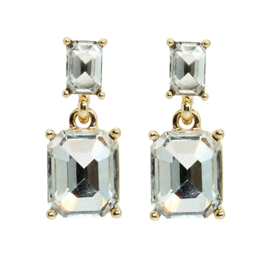 Rhinestone Post Earrings