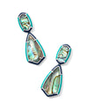 Camry Drop Earrings Silver Abalone