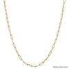 Gold Clip Chain 16&quot;-18&quot; Necklace, Great for adding Charms to!