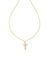 Gracie Gold Cross Pendant Necklace