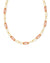 Ainsley Gold Chain Orange Enamel Necklace