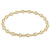 Classic Sincerity Gold 4 mm Beaded Bracelet - Extended Size