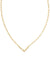 Pearl Letter L Gold Pendant Necklace