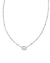 Mini Elisa Necklace Silver Ivory Mother of Pearl