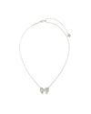 Krista Bow Silver Pendant Necklace