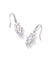 Lindy Rae Lee Drop Earrings Silver White Crystal