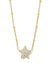 Jae Star Necklace Gold White Crystal