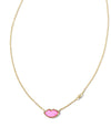 Lips Gold Pendant Necklace