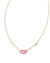 Lips Gold Pendant Necklace