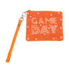 Beaded Zip Bag - Game Day Orange