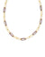 Ainsley Gold Chain Maroon Enamel Necklace