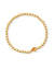 Abbie Gold Beaded Stretch Marbled Amber