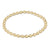 Classic Grateful Gold 4 mm Beaded Bracelet - Extended