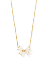 Blair Bow Gold Pendant Necklace