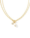 Eve Multi Strand Necklace Gold and Pearl