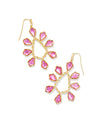 Camry Gold Azalea Illusion Earrings