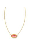 Elisa Gold Coral Necklace