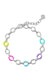 Kelsey Silver Chain Bracelet