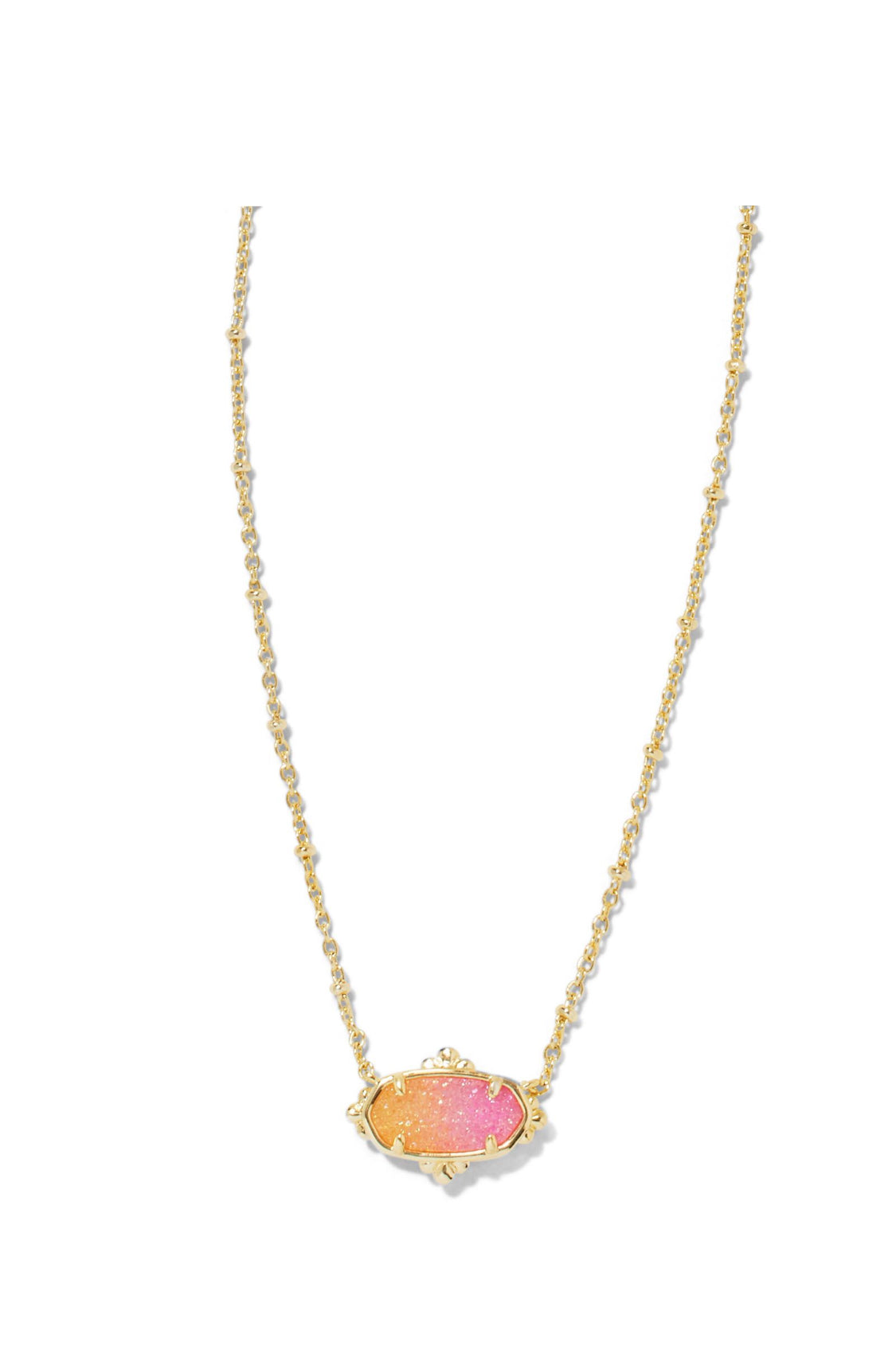 Elisa Gold Sunrise Ombre Necklace