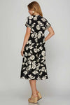 Black Floral Dress