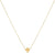 16" Gold Necklace - Gold Signature Cross