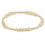 Classic Gold Blissful 2mm and 4mm Beaded Bracelet