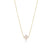 16" Gold Necklace - Off White Signature Cross