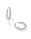 Haisley Silver Hoop Earrings