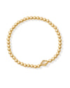 Abbie Gold Beaded Stretch Mother of Pearl