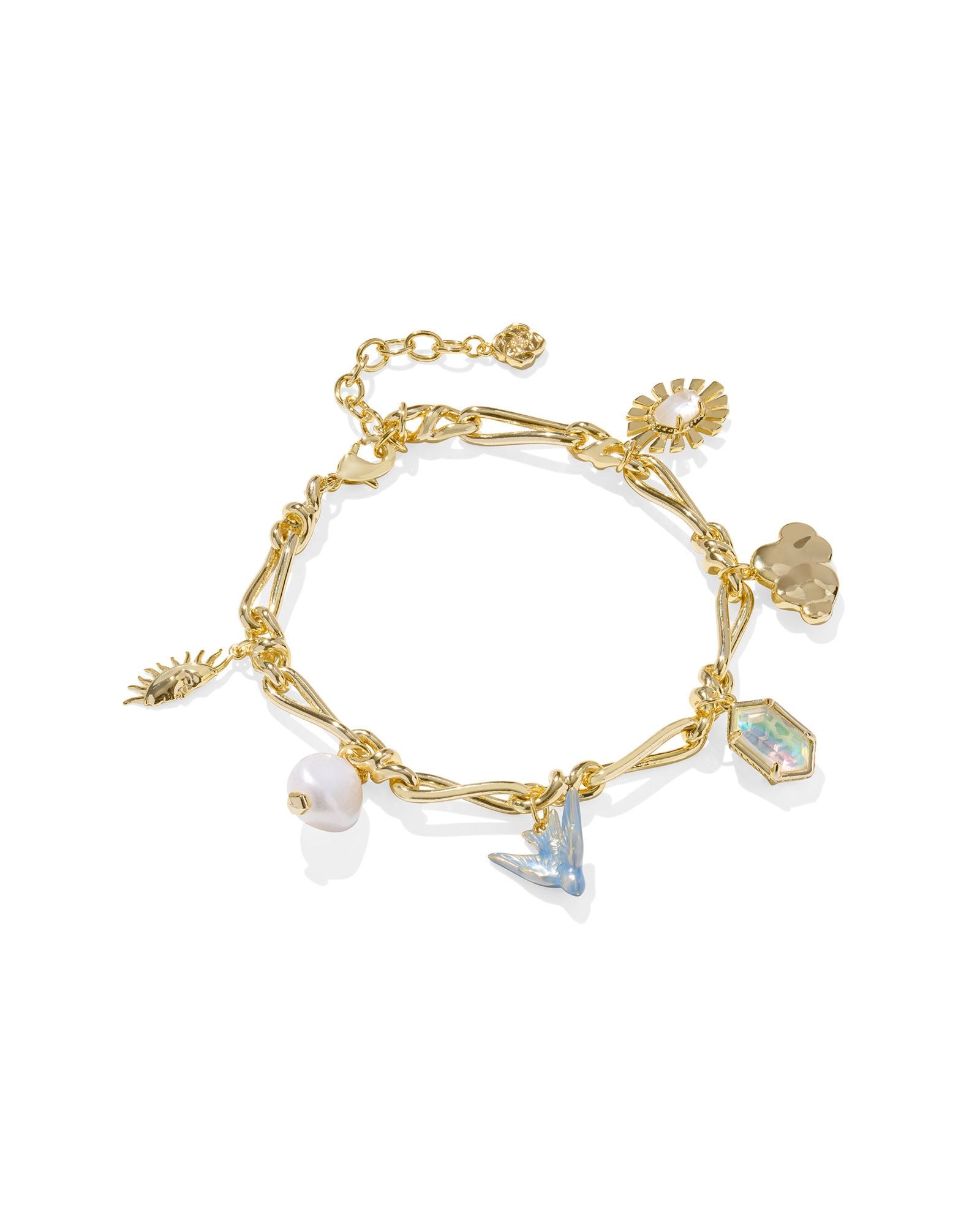 Melody Gold Charm Bracelet