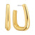 Gold Triangled Hoop Earrings