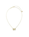 Krista Bow Gold Pendant Necklace