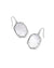 Daphne Silver Mother Of Pearl Drop Earrings