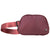 Maroon Solid Belt Bag: Maroon