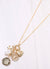 Anrique Long Necklace with Charms GOLD