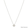 Water Resistant with Silver Cross Shape Charm 16&quot;-18&quot; Necklace