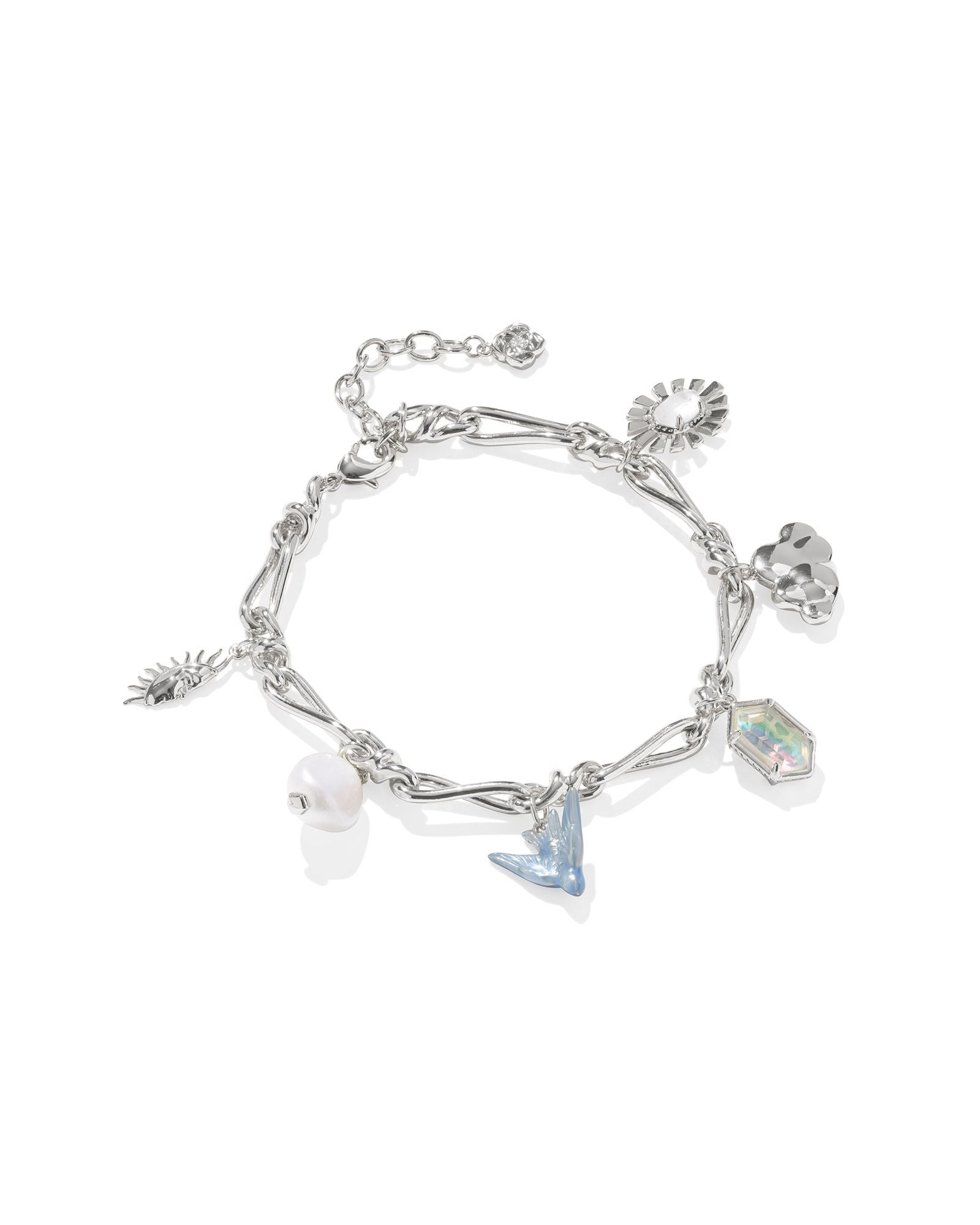 Melody Silver Charm Bracelet
