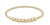 Classic Gold Bliss 2.5mm and 5mm Beaded Bracelet Extends