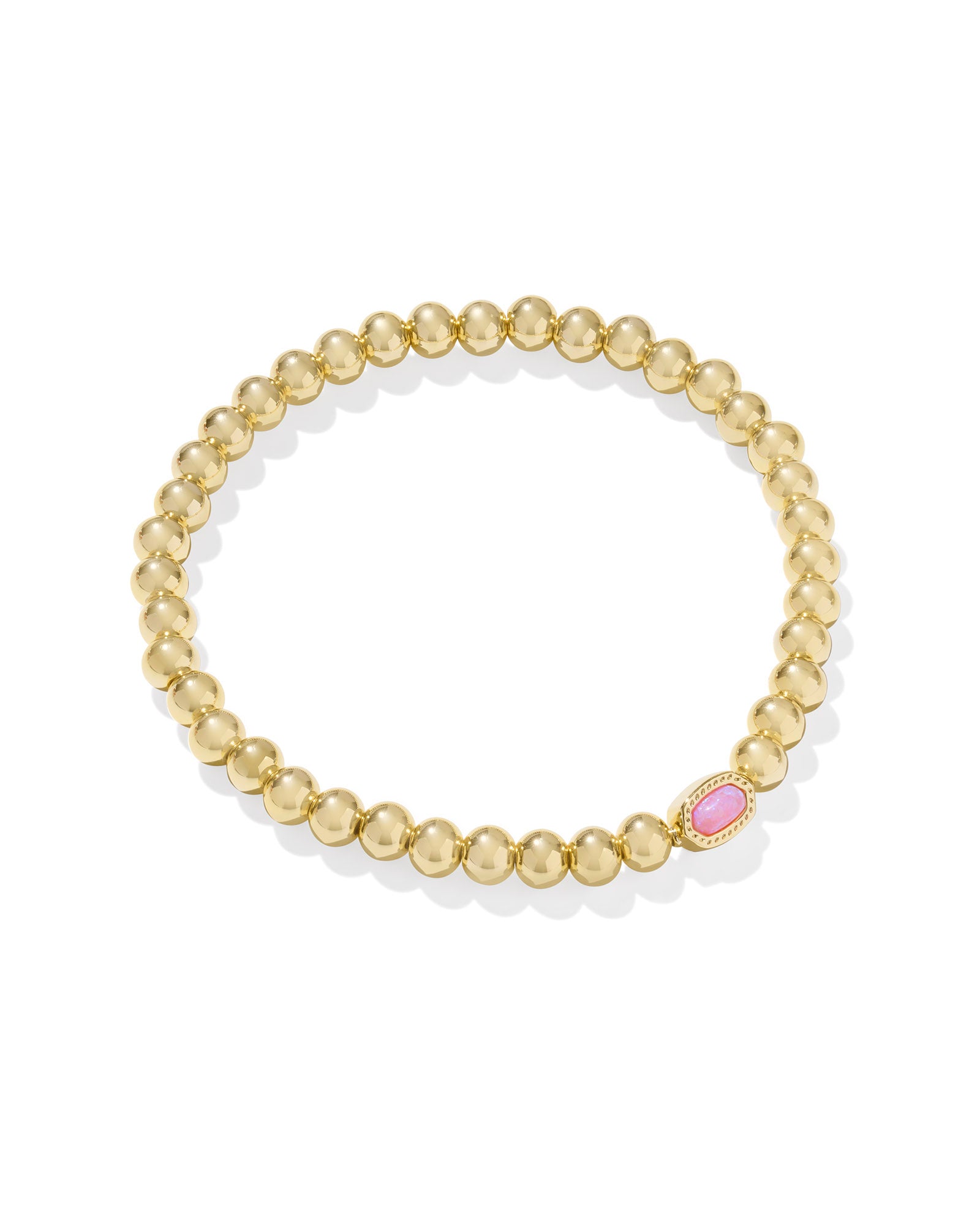 Mini Elaina Stretch Bracelet Gold Carnation Kyocera Opal
