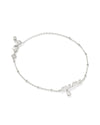 Mama Silver Crystal Bracelet