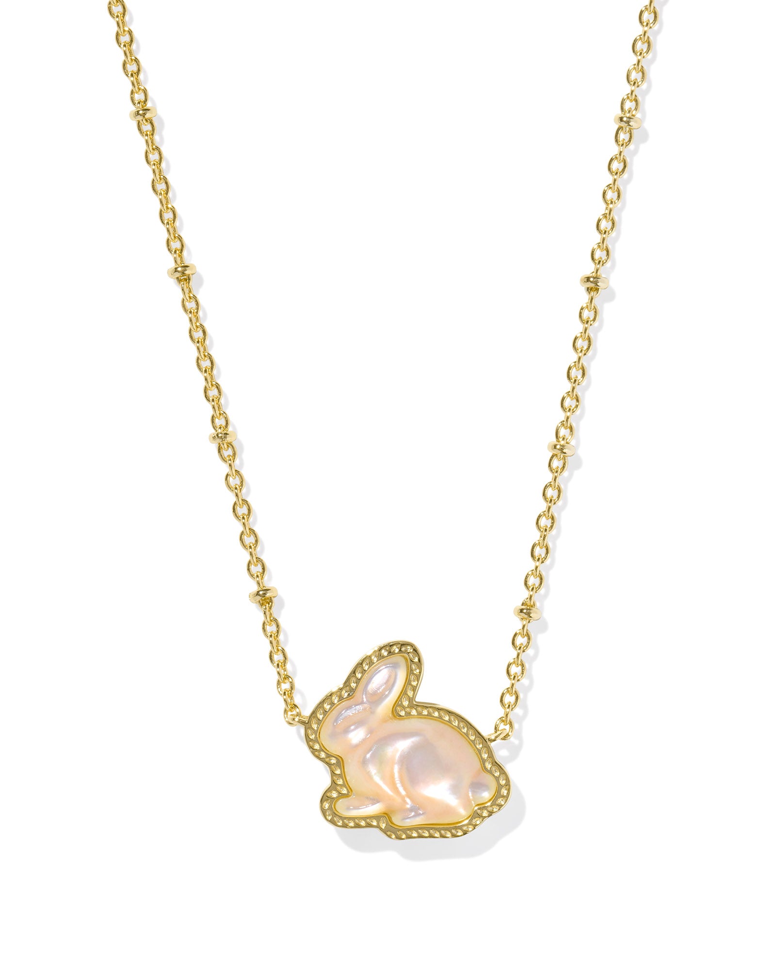 Bunny Gold Pendant Necklace