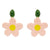 Flower Beaded Earrings