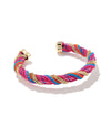 Masie Full Cuff Bracelet Gold Pink Mix