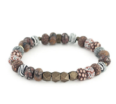 Safari Hexagon Stretch Bracelet