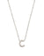 Initial C Silver Pendant Necklace