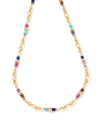 Bree Chain Necklace Gold Orchid Mix