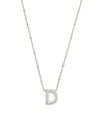 Initial D Silver Pendant Necklace